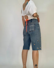 Custom one shoulder cutout ruch tee