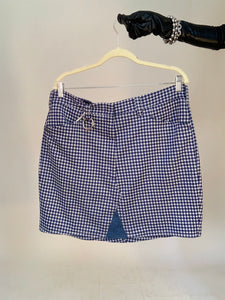 Upcycled double heart skirt