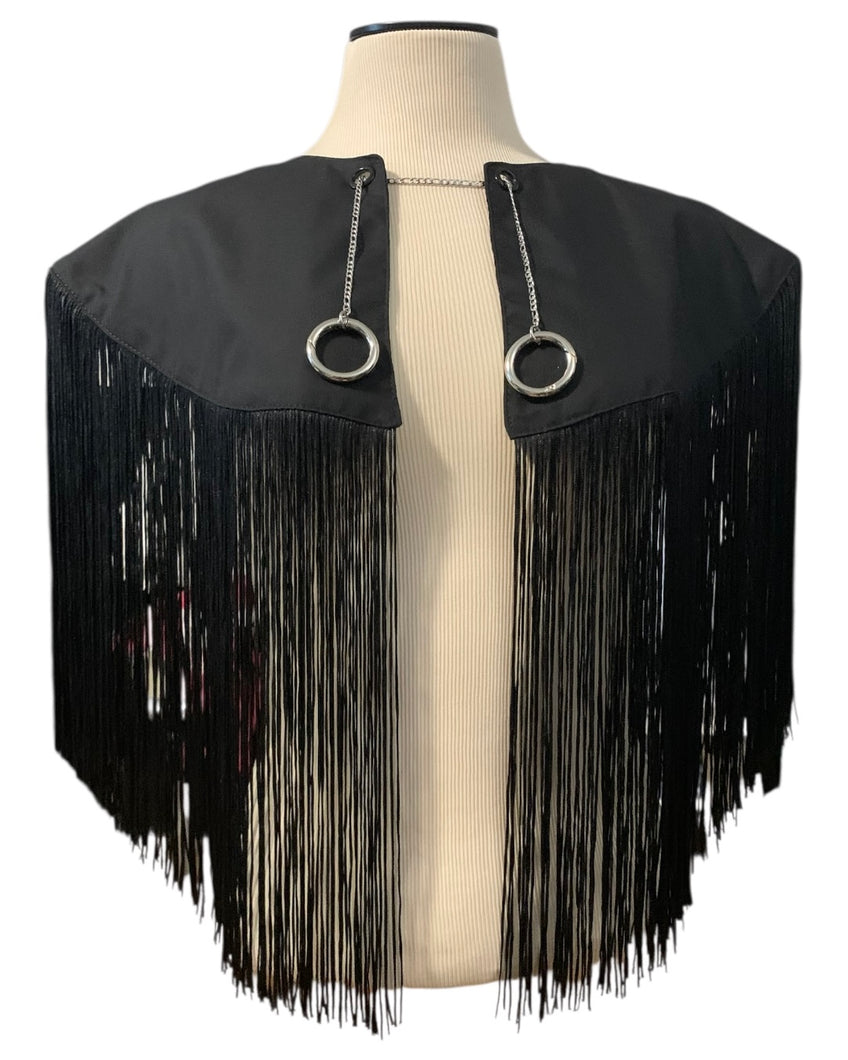 Fringe chain detachable collar
