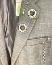 Custom jumbo grommet chain blazer