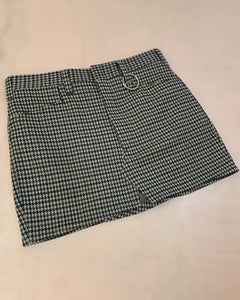 Upcycled transformed plaid skirt