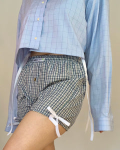Custom bloomer bow boxer shorts