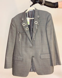Custom jumbo grommet chain blazer