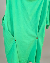 Custom one shoulder snap tee