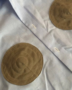 Custom upcycled cone button down