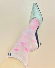 Pierced pink jaw breaker socks