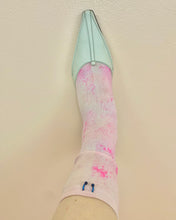 Pierced pink jaw breaker socks