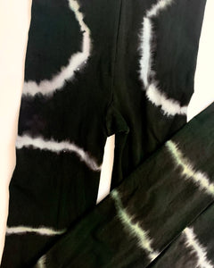 Recycled tar tie dye tights