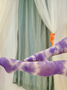 Recycled Carebear tie dye tights