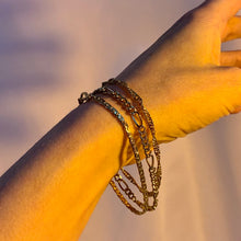 14KGP vintage water chain bracelet