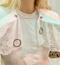 Lace chain detachable collar