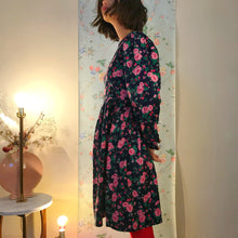 Floral 80’s puff dress
