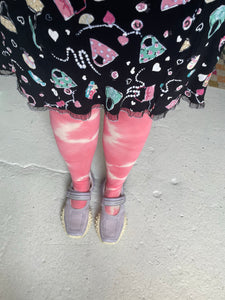 Recycled pony tie dye tights