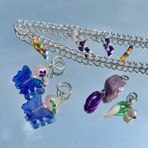 SJ X COC fringe jewelry collar- lilac