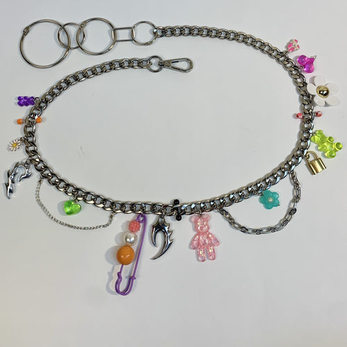 Custom barbell charm belt