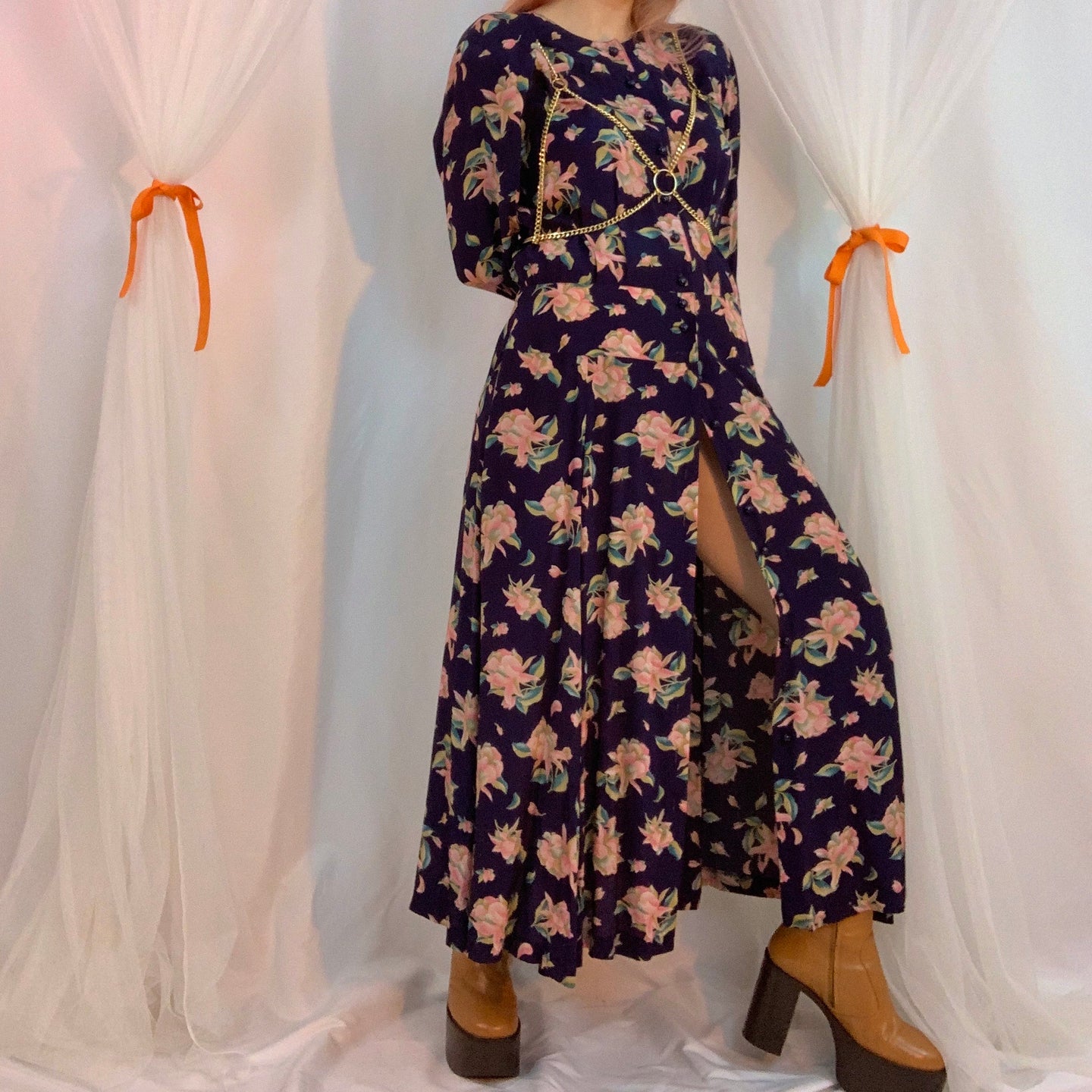 Yoke maxi dress Clearance