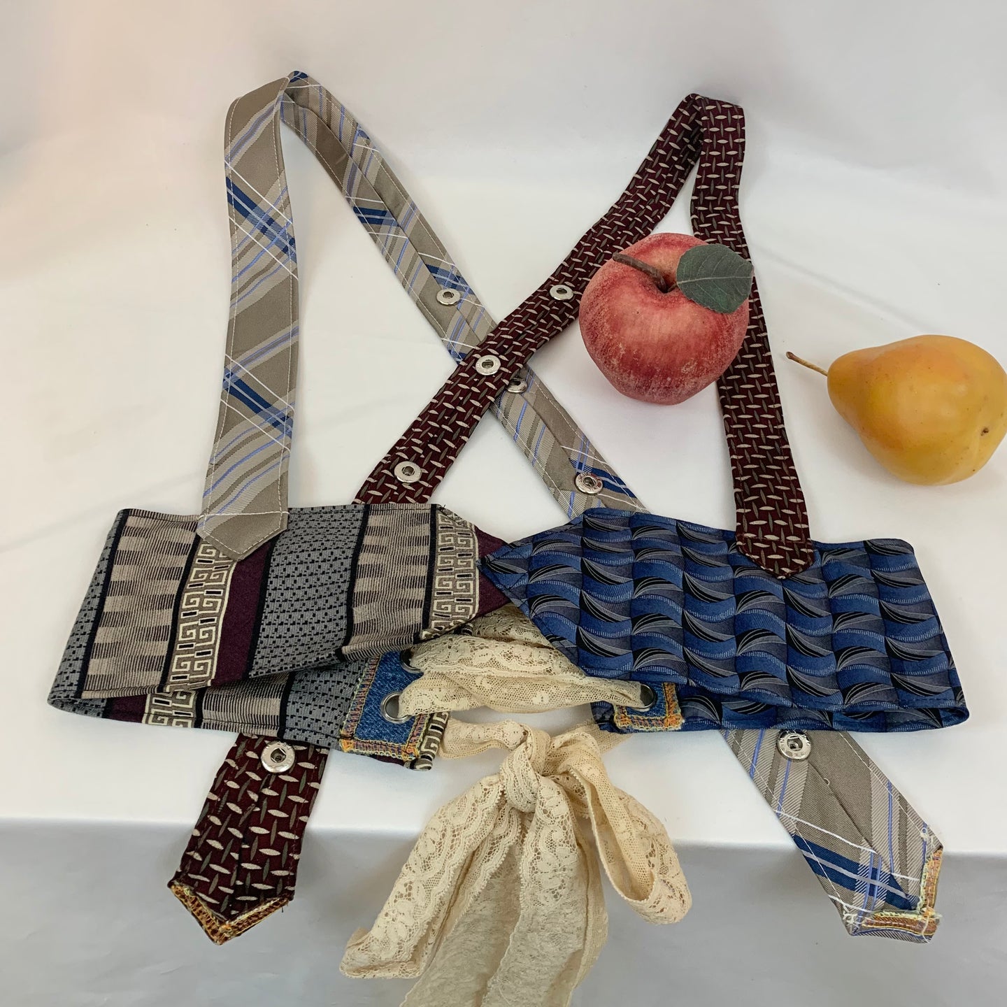 Custom necktie snap bra harness – Shop Journal Vintage