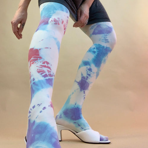 Smoothie tie dye tights