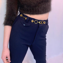 Custom single chain belt pants