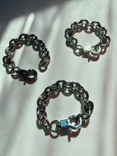 Chunky rolo steel bracelet