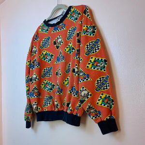 80’s cotton Mickey Mouse racing sweatshirt