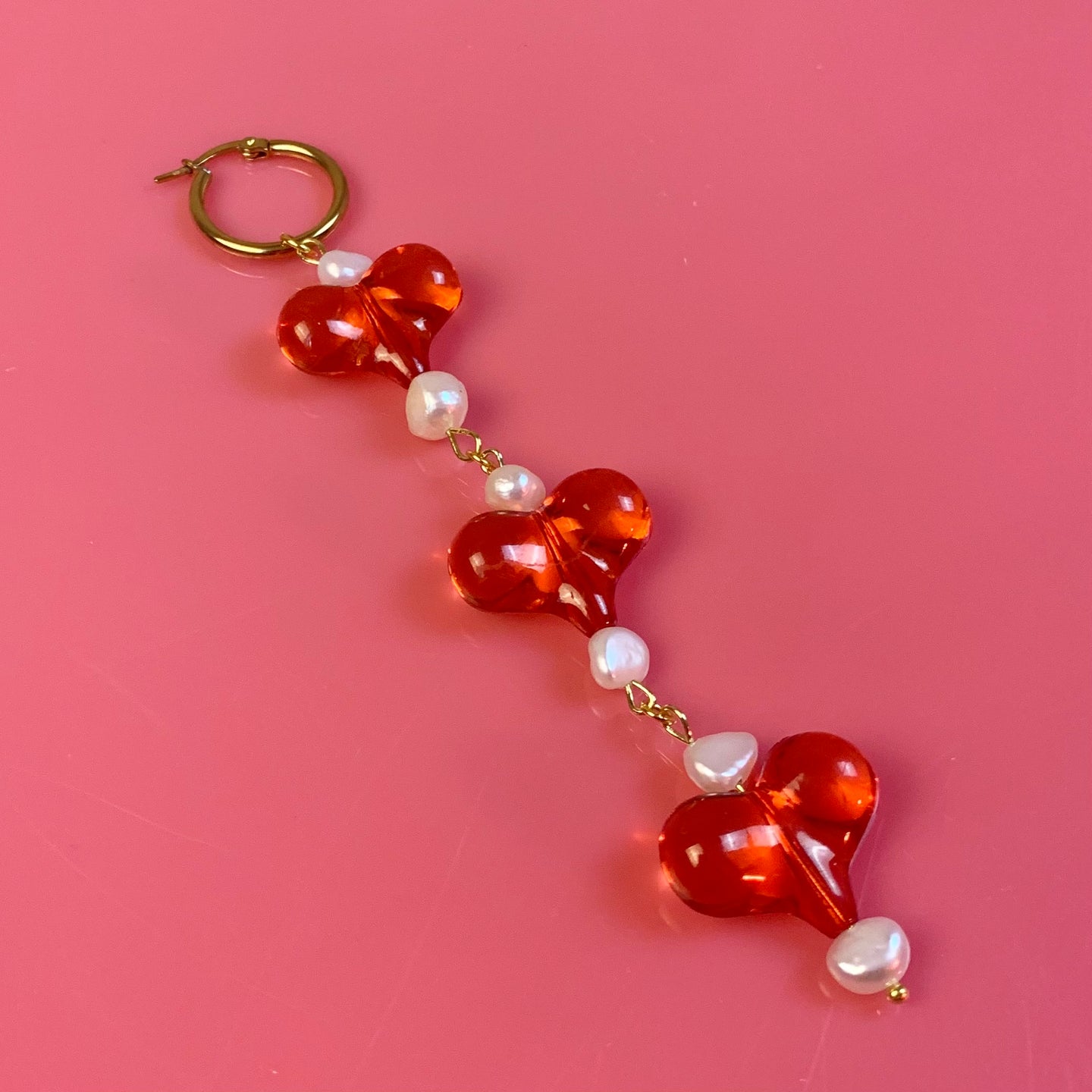Assorted single hearts earring