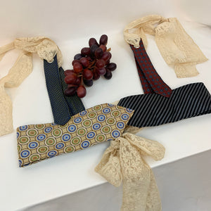 Handmade necktie bra harness