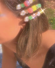 Candy pearl barrettes