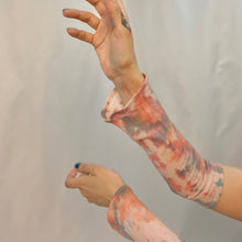 Tie dye limb warmers