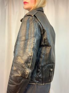 80’s leather motorcycle jacket