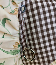 Custom gingham chain detachable collar