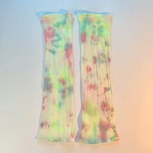Tie dye limb warmers