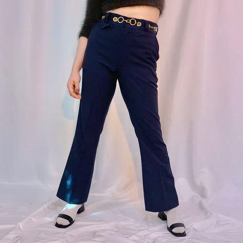 Custom single chain belt pants