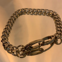 Double clamp chain anklet