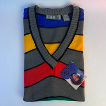 Vintage deadstock colorblock sweater vest