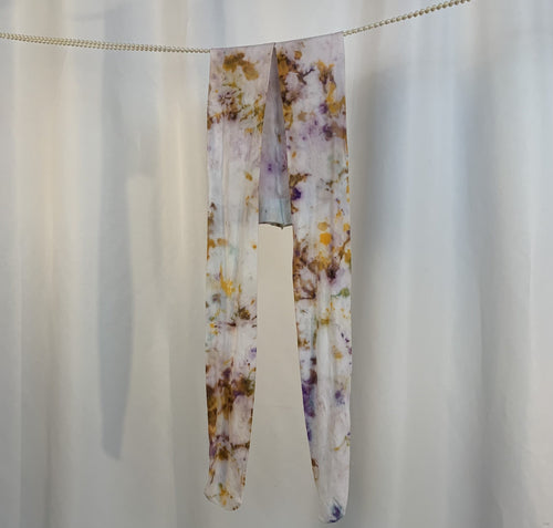 Garden tie dye tights