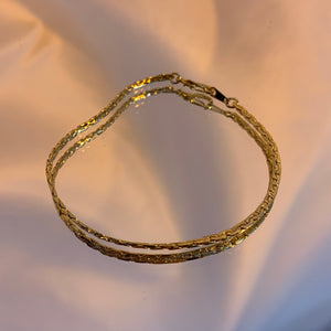 14KGP vintage chain bracelet