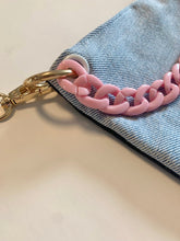 Custom upcycled denim 2-tone belt bag