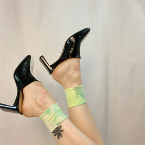 Tie dye limb warmers