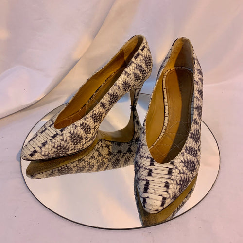 Tacones de piel de serpiente pre-loved de Isabel Marant