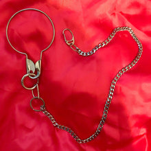 Giant safety pin clip chain