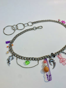 Custom barbell charm belt