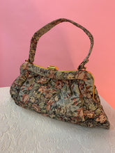 Floral tapestry kislock bag