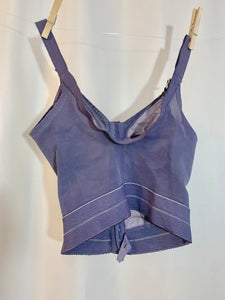 Hand dyed 60’s long line bra