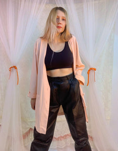 80’s pleated leather pants