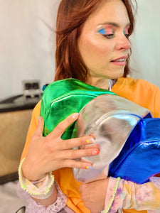 Metallic dumpling bags