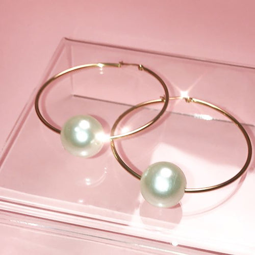 Pearl hoops